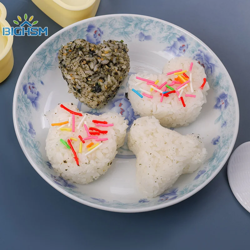 DIY Sushi Mold Onigiri Rice Ball Food Press Triangular Sushi Maker Molds Japanese Kitchen Utensils Lunch Bento Tools Accessories
