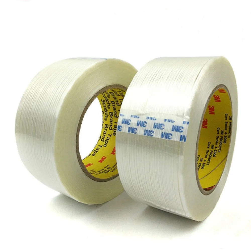 

3M 8934 Clean Removal Glass Filament Reinforced strapping tape ,1/2''X60YD/roll (2rolls per pack)