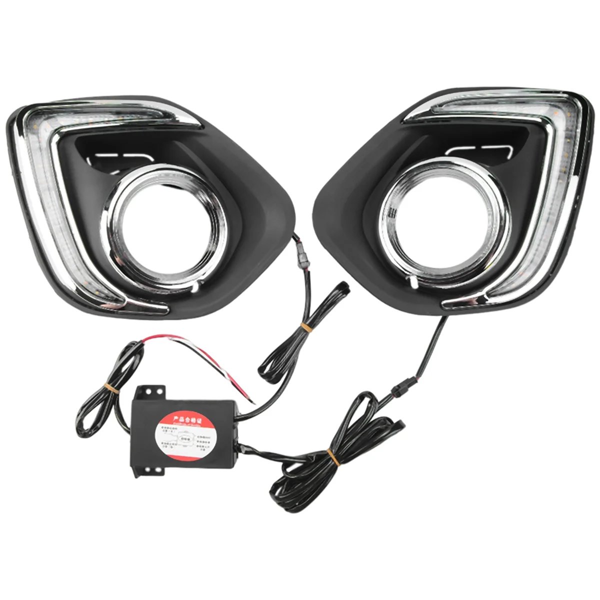 

Car LED DRL Daytime Running Lights Daylight Waterproof Fog head light lamp for Mitsubishi ASX 2013 2014 2015