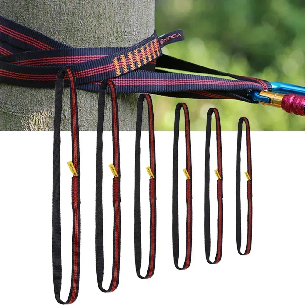 1Pcs Climbing Bandlet 22KN Polyester Webbing Strap Sling Bearing Cord For Rock Climbing Tree Arborist Mountaineering Equipment