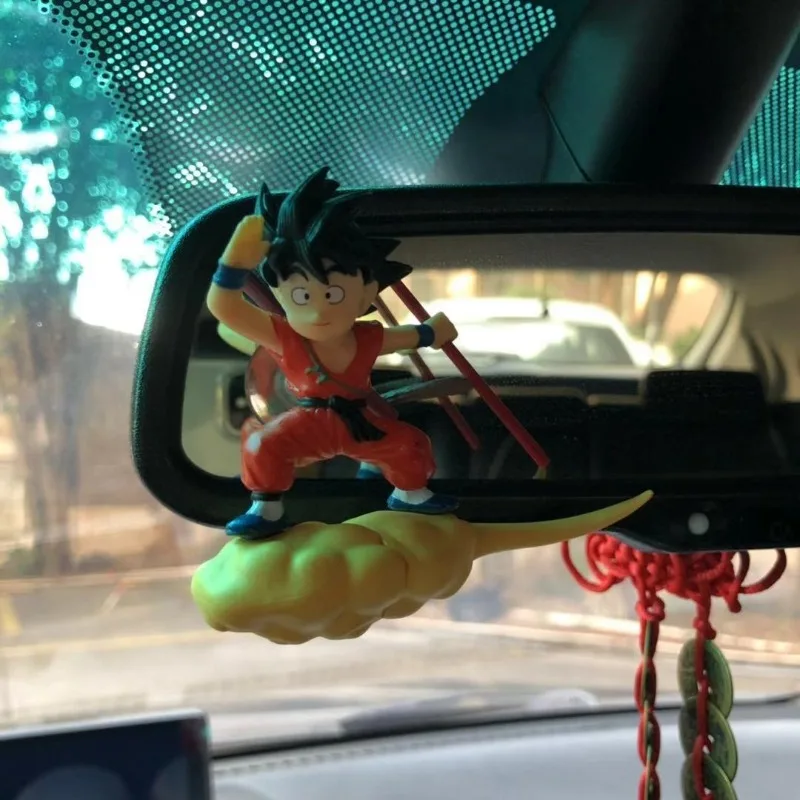 Dragon Ball Anime Cartoon Car Suction Cup Decorative Ornament Son Goku Kawaii Cloud Somersault‌ Car Accessories Gift - view 4