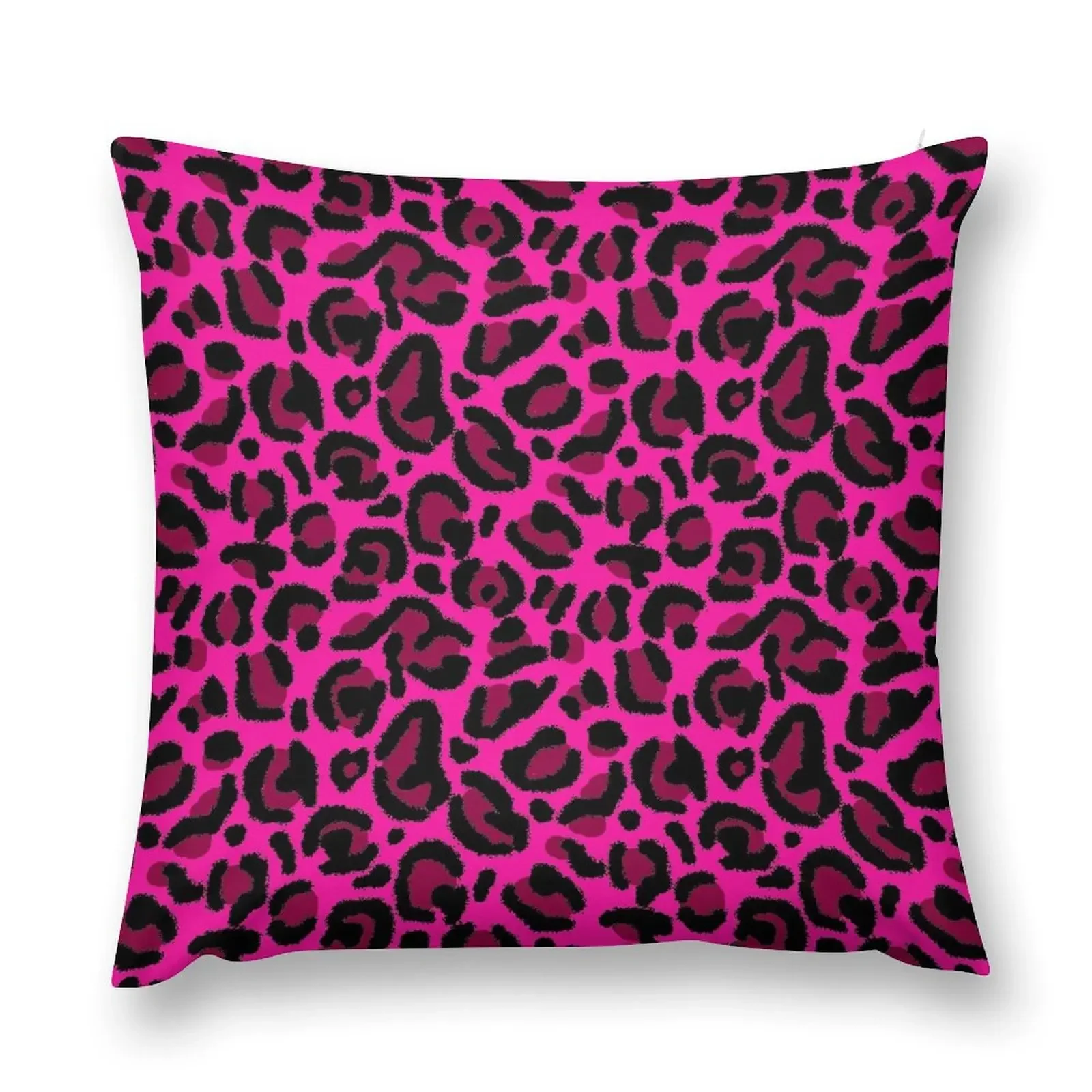 

Hot Pink Y2K Aesthetic Leopard Print Throw Pillow ornamental pillows for living room christmas decorations for home 2025 pillow