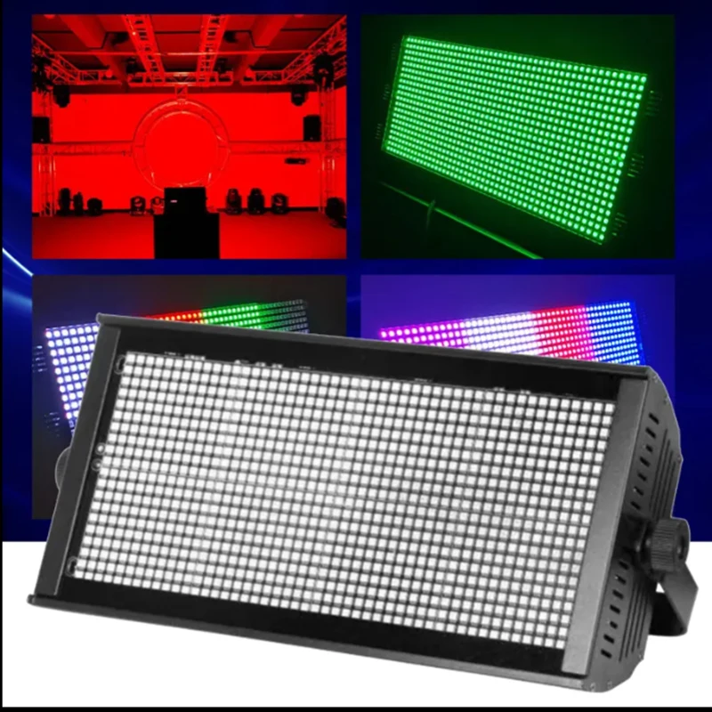 

Single Controlled 8 Segment Horse Racing Strobe DMX Light LED RGB Flightcase Full Color Flash Lighting for Party DJ Disco Stage