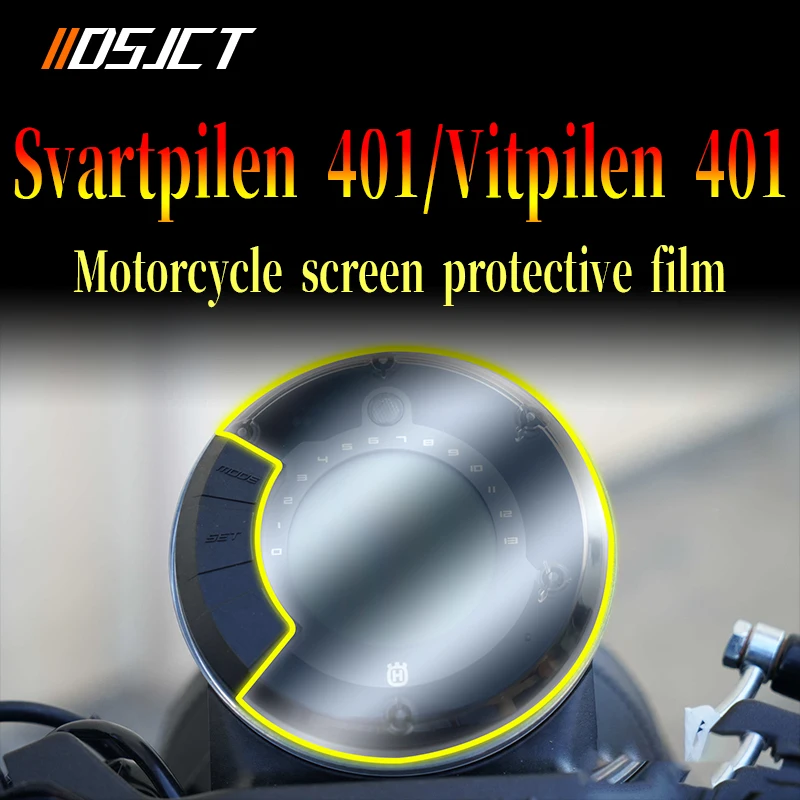 

For Husqvarna Svartpilen 401 VITPILEN 401 20-21 Motorcycle Instrument Dashboard Cluster Scratch Protection Film Screen Protector