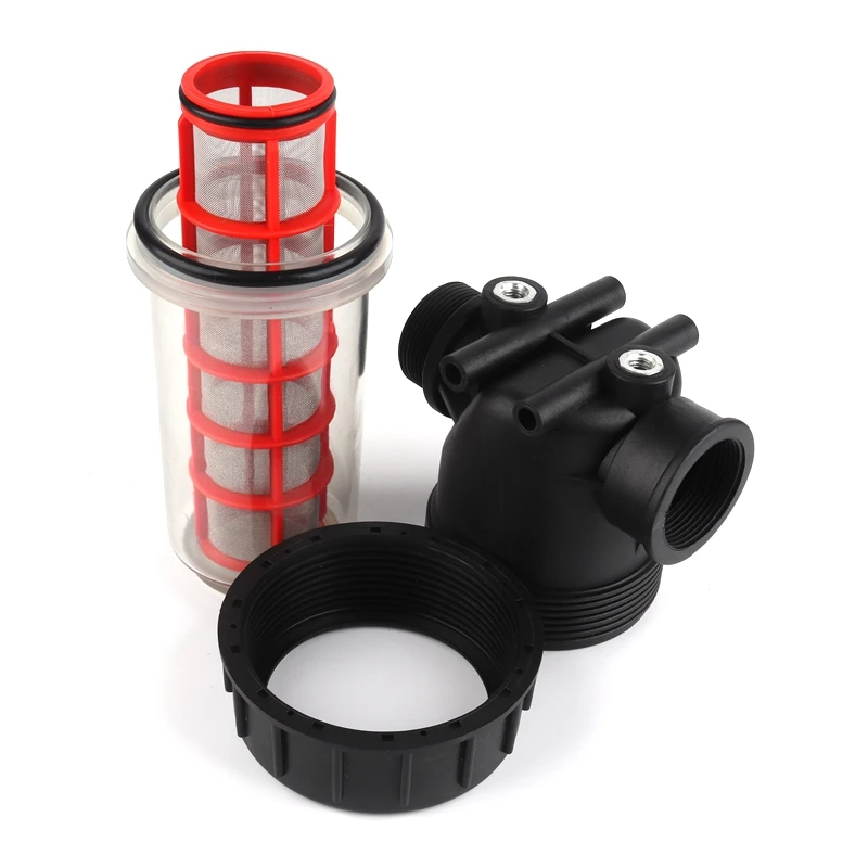 Large Flow Transparent Water Filter Clear Pipe Filters Stainless Steel Mesh Element Micro Irrigation Strainer