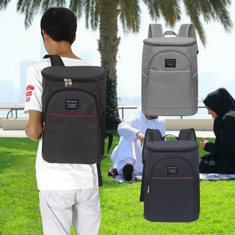 Large Capacity Men Backpack For Picnic Waterproof Food Backpacks With Bottle Opener Thermal Backpack Cooler bag mochila mujer 가방