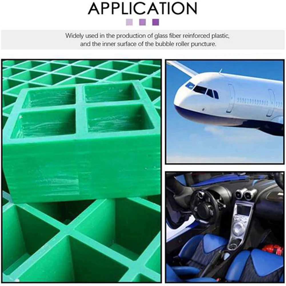 AB47-5Pcs Fiberglass Laminating Aluminum Paddle Stripes Mould FRP Vertical Roller Kit Bubble GRP Work For Bathtub Boat Repair