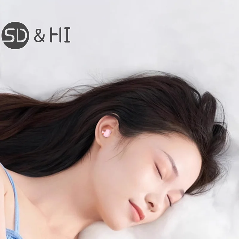 Wireless Bluetooth 5.3 Earphone With Hanging Rope In Ear Sleep Earbuds TWS IPX5 Waterproof Headphones For Sports Running Yoga