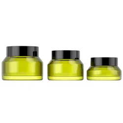 15g 30g 50g Cosmetic Packaging High-Grade Frosted Glass Bottles Travel Portable Empty Bottle Sample Skin Care Cream Thicker
