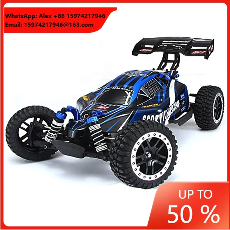 High Quality Speed Rc Car With Brushed Remote Radio Control Toys For Adult Kids Hobby 1:8 4wd Buggy Off Road Racing Cars 2.4GHZ