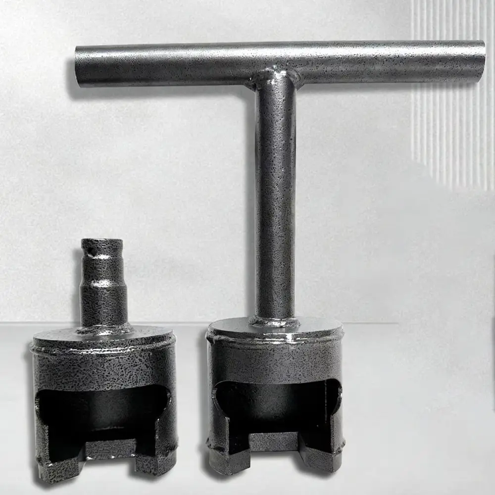 Steel Material Gas Valve Wrench Anti-Wear Anti-Rust Can Opener Labor-Saving Leverage Compact Portable Gas Tank Removal Tool