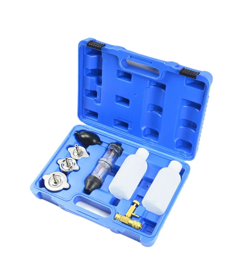 Gas Leakage Test kit Combustion Leak Tester Kit CO2 Leak Detector for Cars Trucks Road Tractors Excavators Head Gasket Tester