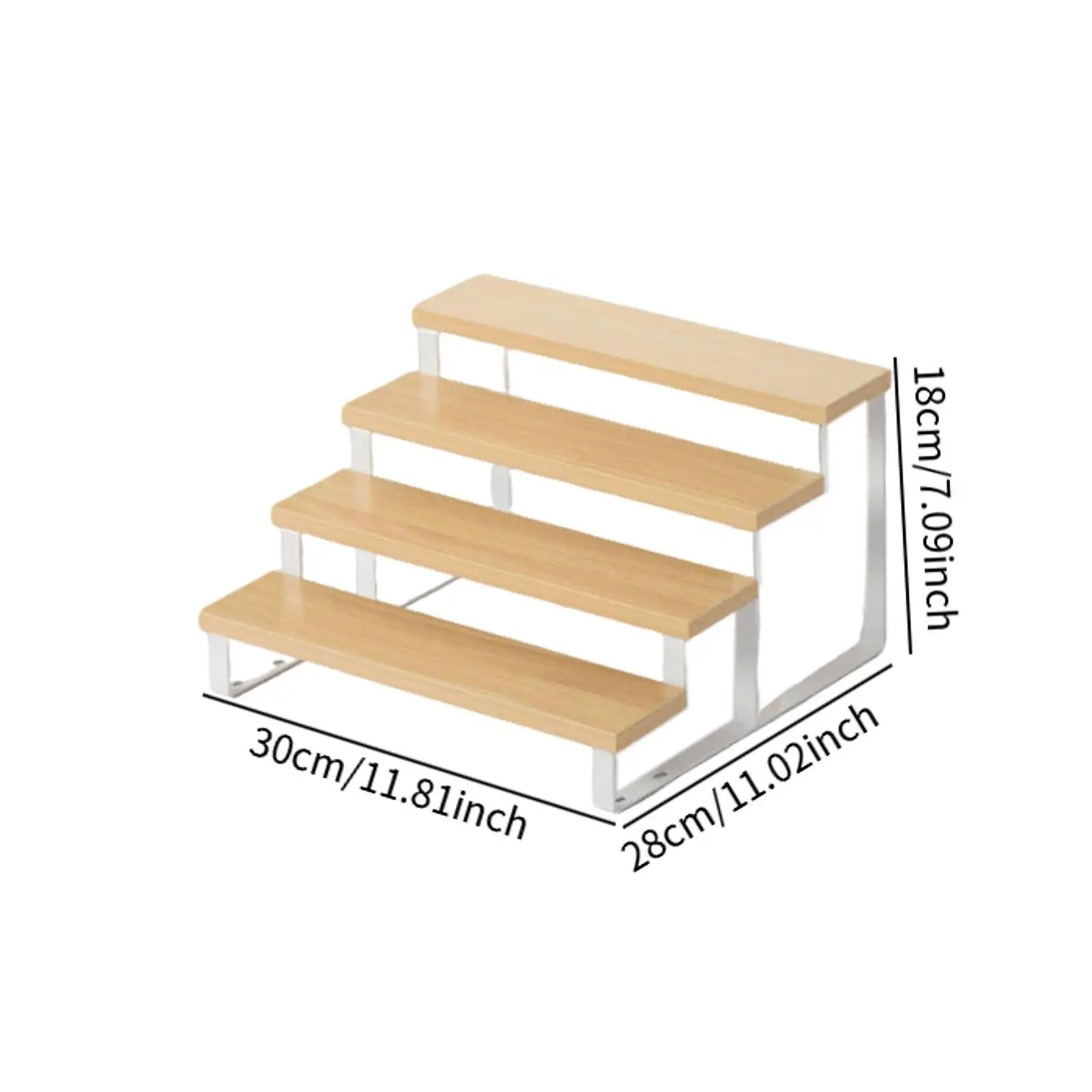 حامل عطر بحامل عرض مكون من 4 طبقات لتزيين المنزل وشخصيات المكياج