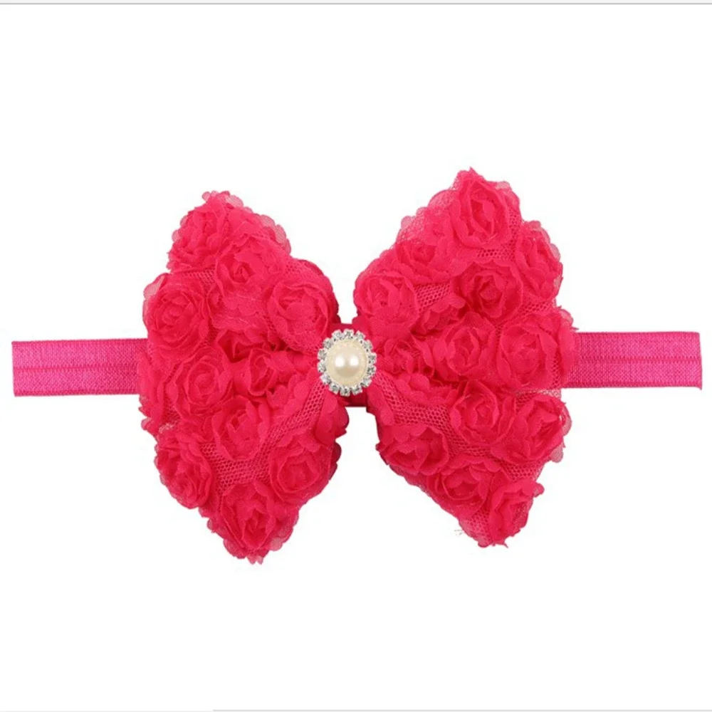 Bandeau à Perles Double Couche avec Nministériels d Papillon pour Fille, 1 Pièce, Vintage, Fleurs de Rose, Vêtements de Sauna, Accessoires pour