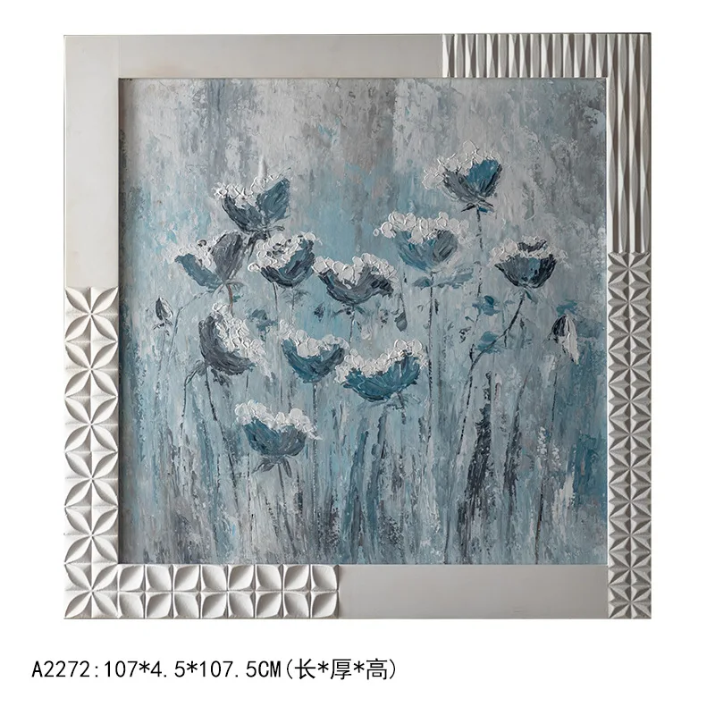 لوحة يدوية فرنسية رومانسية قديمة مرسومة يدويًا، زهور قديمة معلقة على الحائط، لوحة زيتية معلقة على الحائط، لوحة تزيين