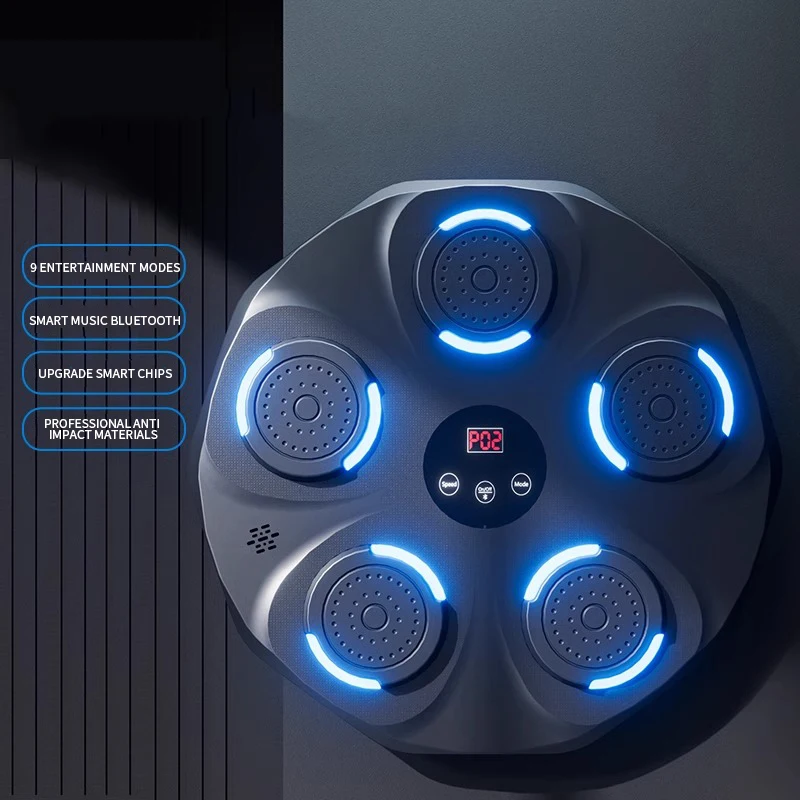 

Новая интеллектуальная музыкальная настенная мишень для бокса с подсветкой, электрическая музыкальная боксерская машина