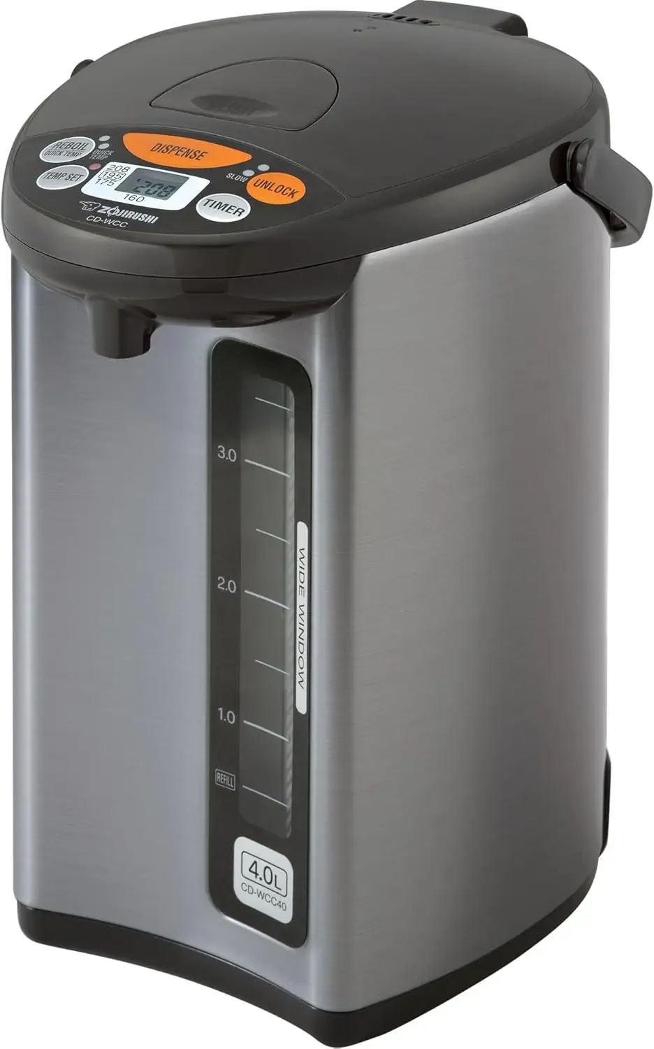 Micom Water Boiler and Warmer (135 oz. / 4L, Silver)