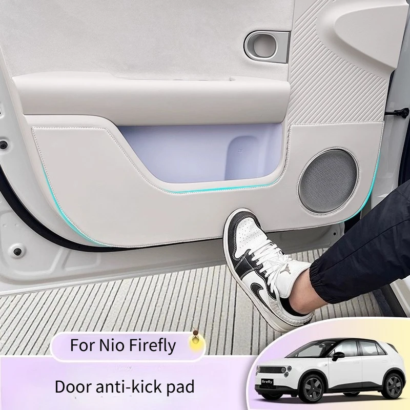 

Car Door Anti Kick Pad Leather Protection Film For Nio Firefly Protector Stickers Trim Car Accessories