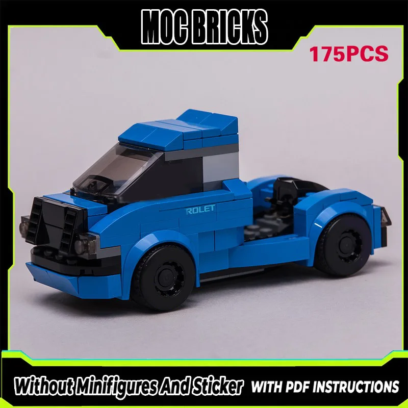 

Конструктор City Car Model MOC: Грузовой полуприцеп, модульная технология, подарки, праздничный набор для сборки, детские игрушки