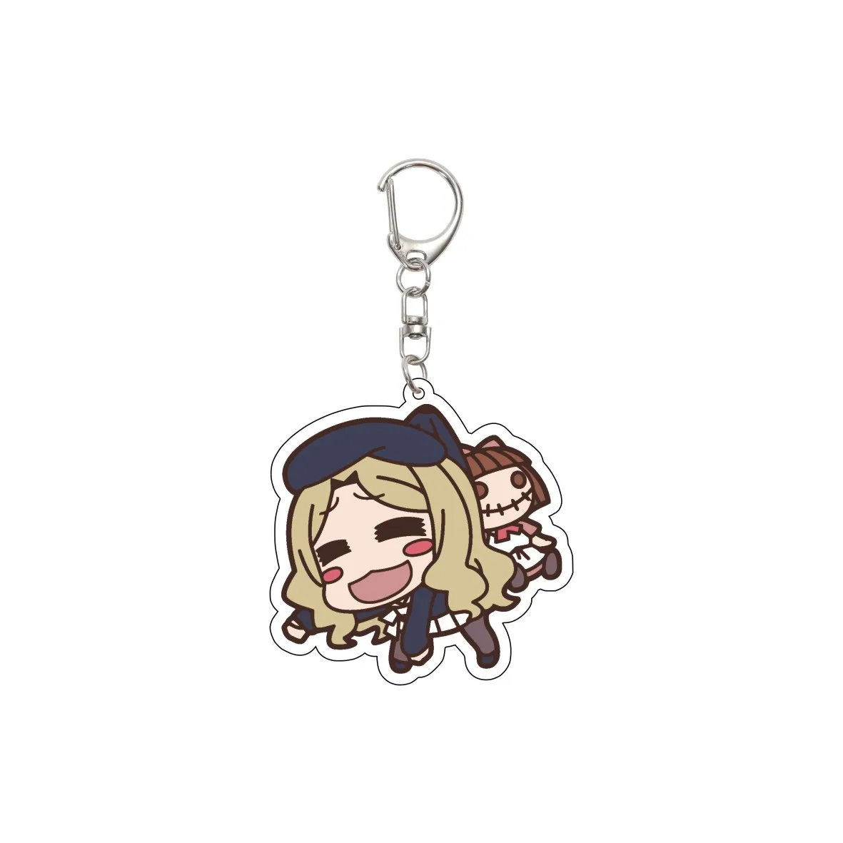 Gifts/55MM Anime A Certain Scientific Railgun  Keychain Misaka Mikoto/Shirai Kuroko/Uiharu kazari Key Chain Christmas Gifts