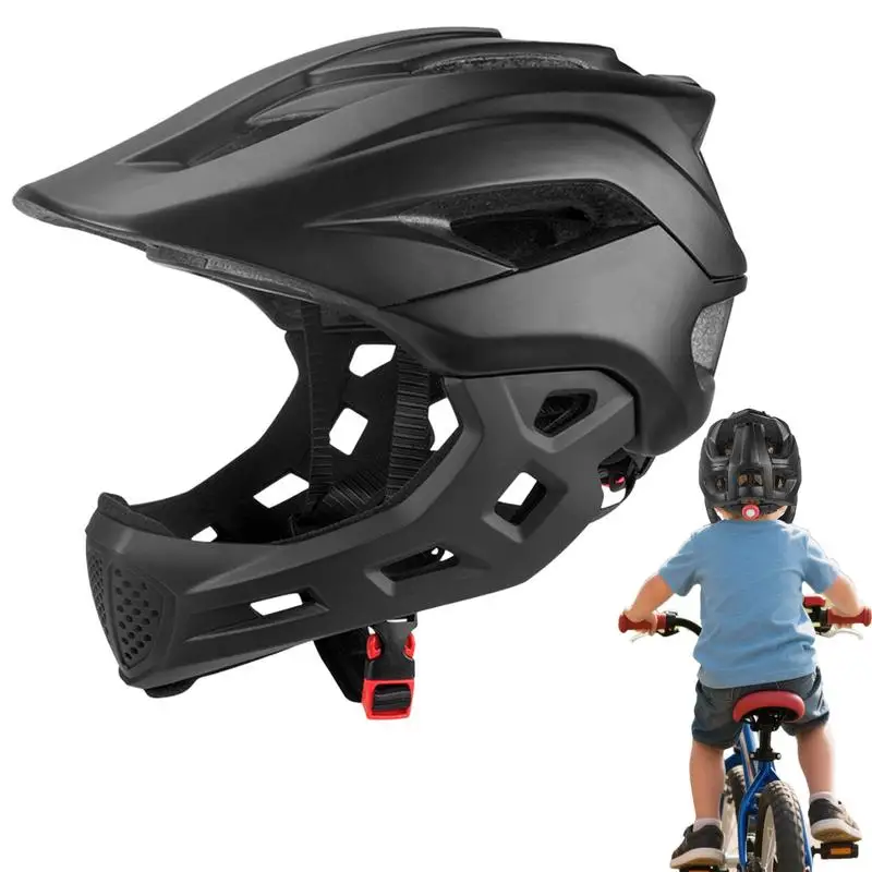 

Kids Full Face Helmet Breathable Riding Helmets Breathable Head Protective Gear For Skating Skateboard Cycling Safety