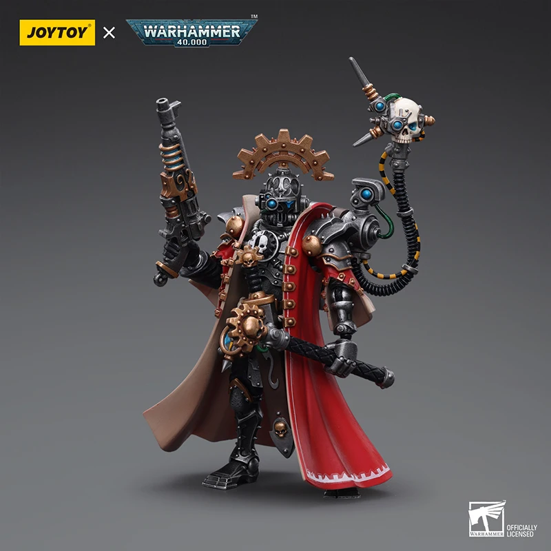 JOYTOY Warhammer 40K Adepti Mechanicus Cybernetica Datasmith & Skitarii Marshal 1:18 Figures Game Models Mecha Toys Collection