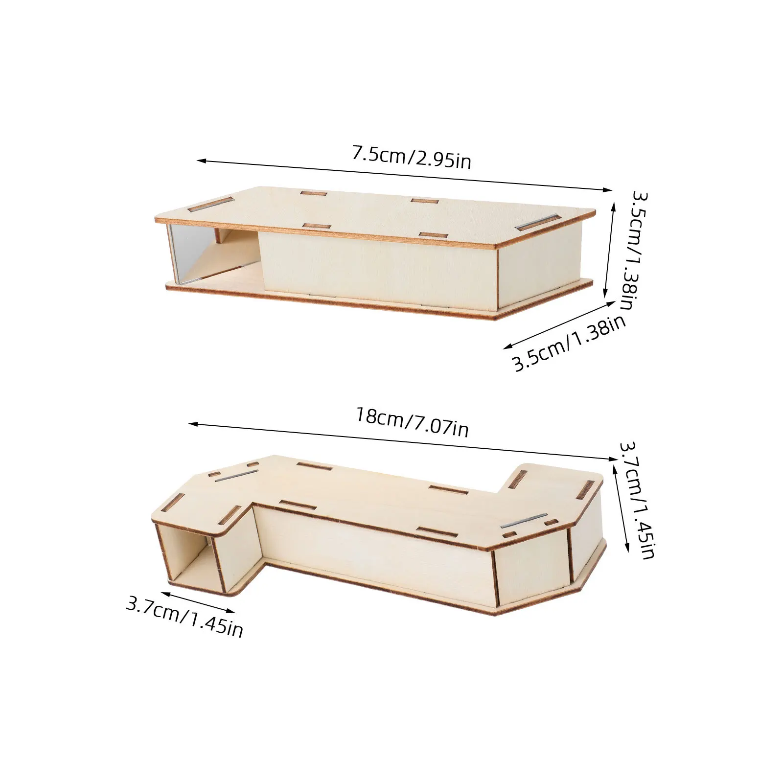 2 conjuntos de kit de experimentos científicos periscópio infantil, ferramentas de aprendizagem interativas para crianças, escola em casa, exploração ao ar livre