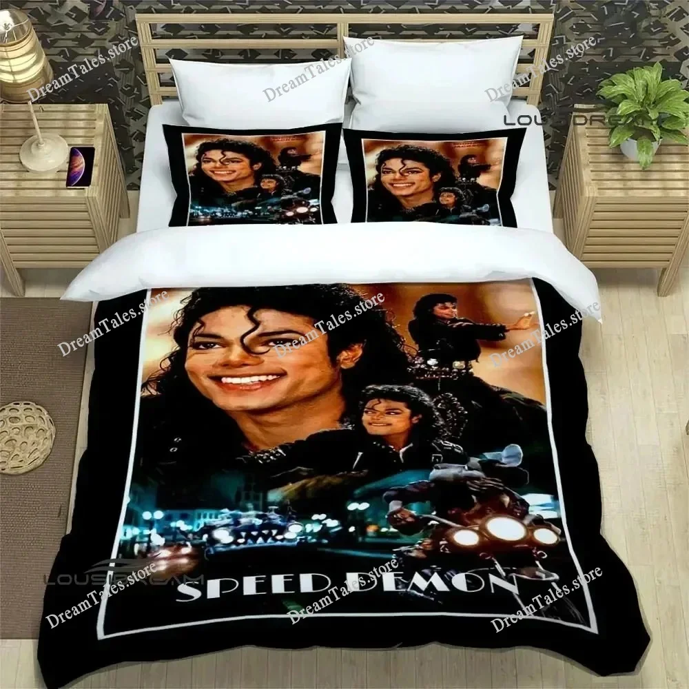 Michael Jackson Bedding Set Single Twin Full Queen King Size Bed Set Aldult Kid Bedroom Duvetcover Sets Bed Sheet Set 2025741
