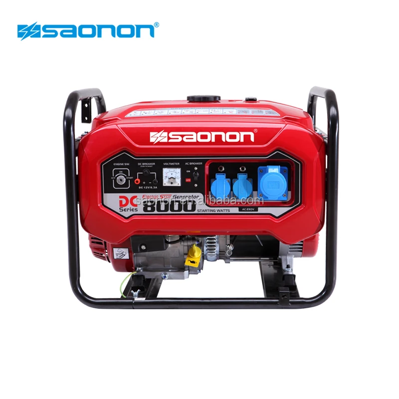 

Home Use Open Type 5KVA Portable Gasoline Generator Low Price Hot Sale