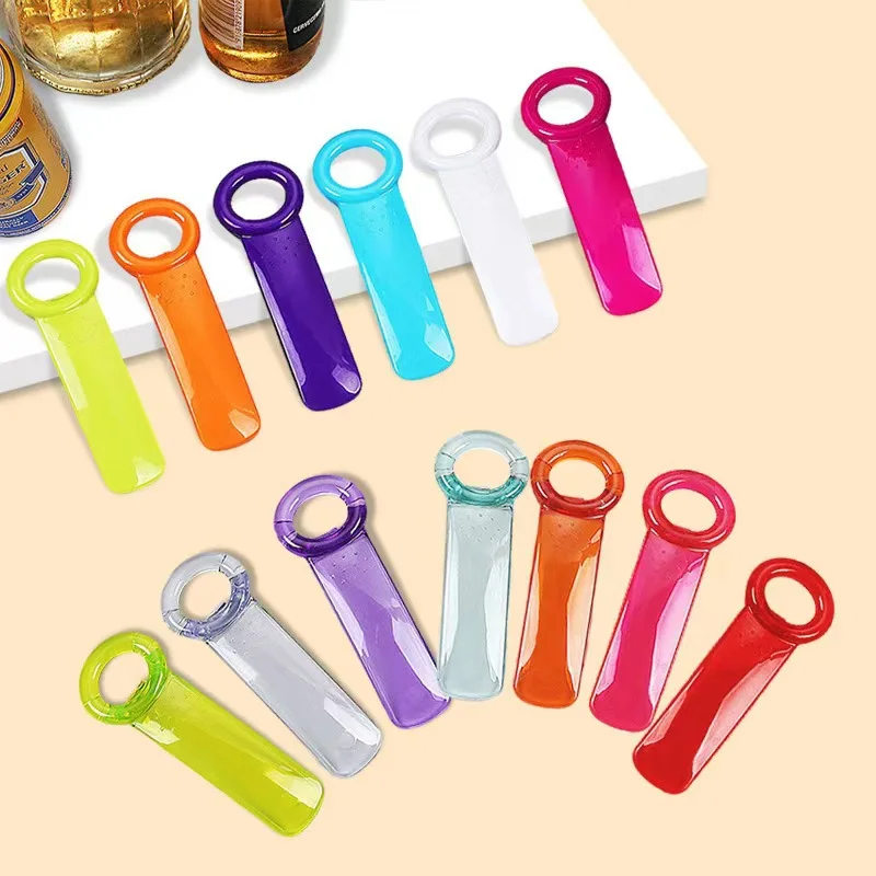 Abridor de Latas Multifuncional de Plástico, Abridor de Garrafas Universal, Ferramenta Manual Antiderrapante para Abrir Tampas de Cerveja, Utensílios de Cozinha