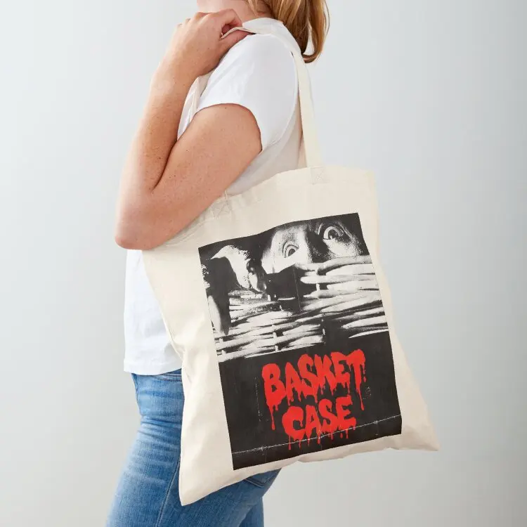 

Basket Case TShirt 80s Horror Movie VHS Cover Tote Bag shoping bag Handbags women shopper bags for women