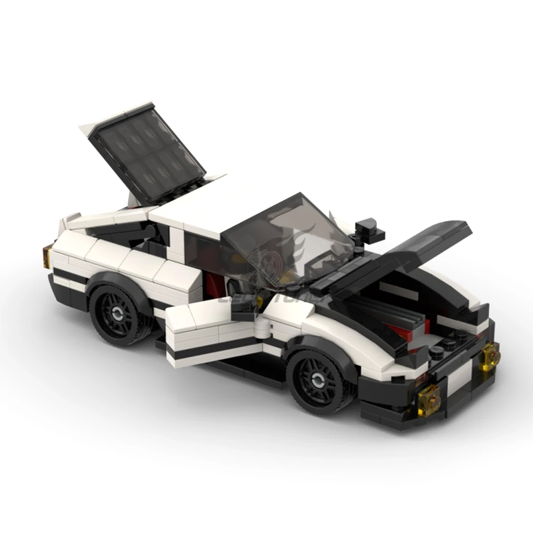 MOC-97832 Voiture De dehors Nuit De Construction DIY Technologie Assemblage Électronique Dessin High TechToys Enfants Cadeaux De Noël