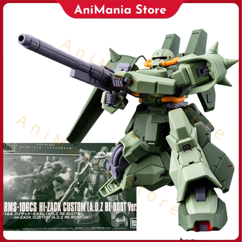 

Bandai In Stock HG 1/144 Original box RMS-106CS HI-ZACK CUSTOM Aninm full Action Assembly Figure Model Toy Gifts for KIDSSOLDIER