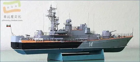 Russian Krivak Class Frigate Military Model 3D Paper Model DIY Handmade Papercraft Easily Defeated