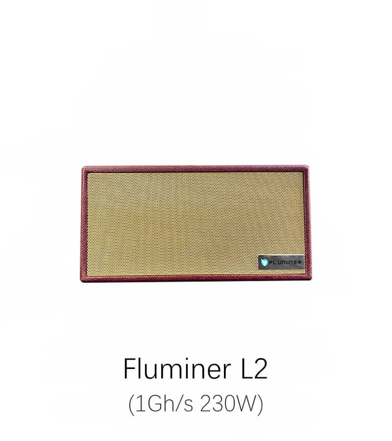 Fluminer L2 1.2Gh/s Litecoin & Dogecoin Miner, 280W Power Consumption, 110-240V Home Mining Machine with PSU