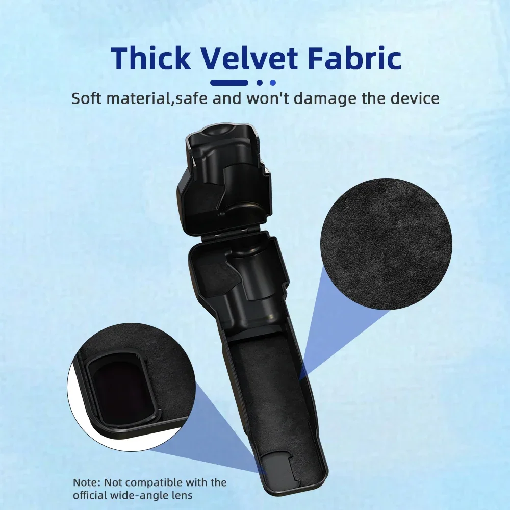 حافظة حماية كاملة من CoverJoy لهاتف DJI Osmo Pocket 3 غطاء Gimbal مضاد للخدش مع قفل آمن ملحقات كاميرا مقاومة للصدمات
