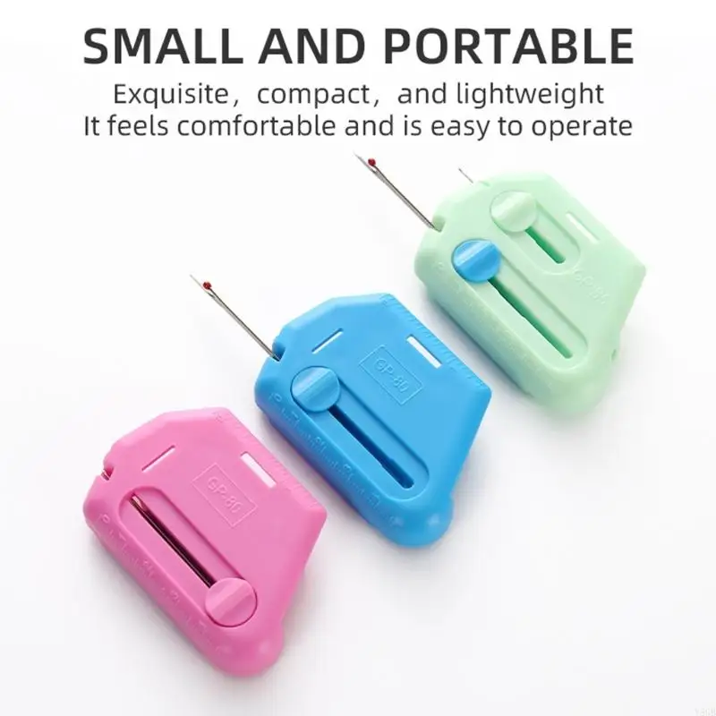 Third Generation Needle Threader for Safe Easy Threading for Sewing Enthusiasts Y5GB