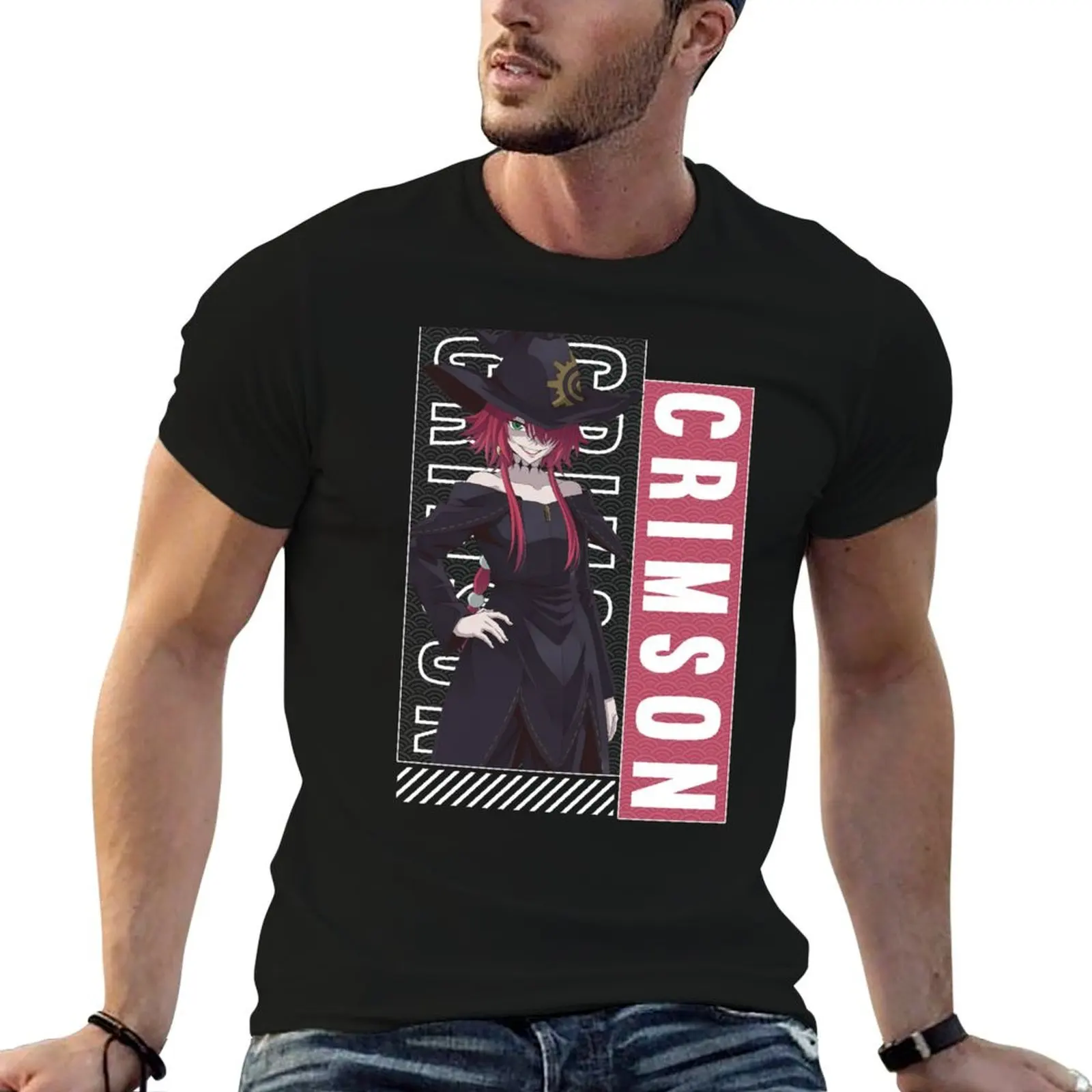 Camiseta Crimson Ragna Crimson, básica, sencilla, informal, de manga corta