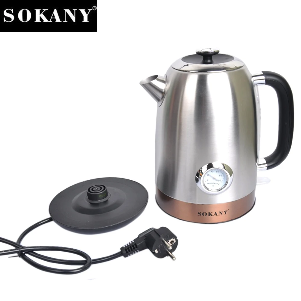 

1.7L Electric Kettle Stainless Steel 2200W Portable Water Boiler Smart Fast Heater Boiling Cup Tea Pot Home Appliance 220V 전기포트