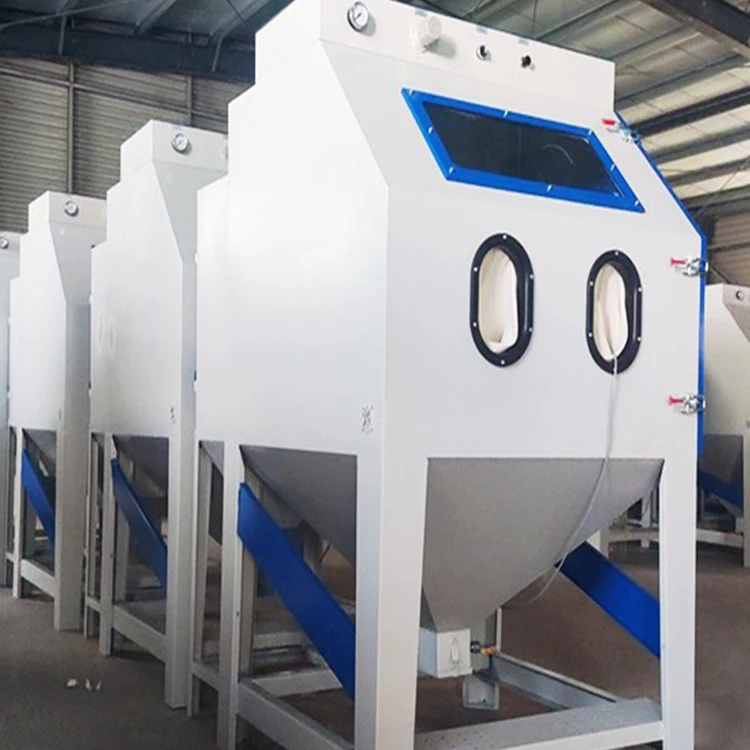 Portable Cabinet Rust High Pressure Cleaner Dry Sand Blasting Machine Deburring Polishing Surface Roughening Treatment