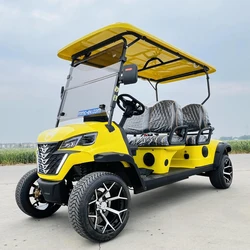 CE Certification New Utility Evolution Vehicles Electric Buggy Hunting 48/72V Lithium Battery Golf Car 4 Seat Golf Cart