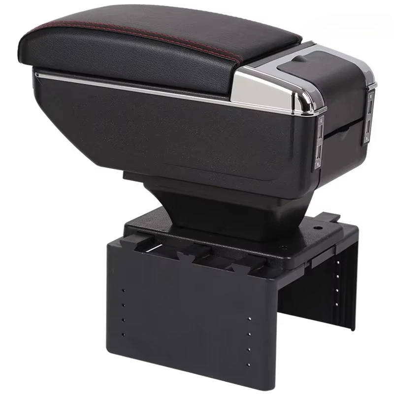 

Center Console Storage Car Armrest Single Double Storage Box with USB Charger Auto Parts