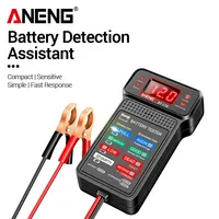 ANENG BT-172 12V LED Battery Status Indicator Electrician Tool Digital Battery Tester Car Battery Indicator with Alligator Clips