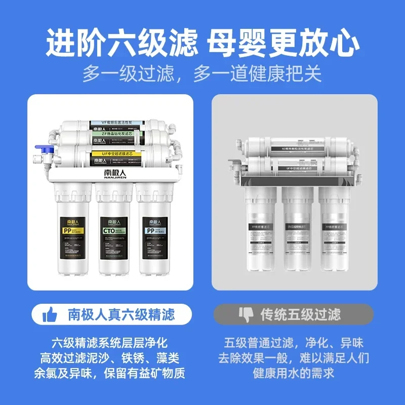 Nanjian Water Purifier Six Ultrafiltration Water Purification Home System Home Direct Drinking Water Kitchen Tap Filter filtro view 6
