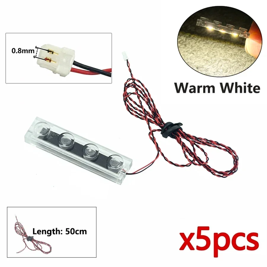 Blitzlampe Stadtstraßenlaterne Steine DIY 0,8 mm Pin 1x1 1x2 1x4 Länge 50 cm SMD LED 2835 Fernbedienung Baustein
