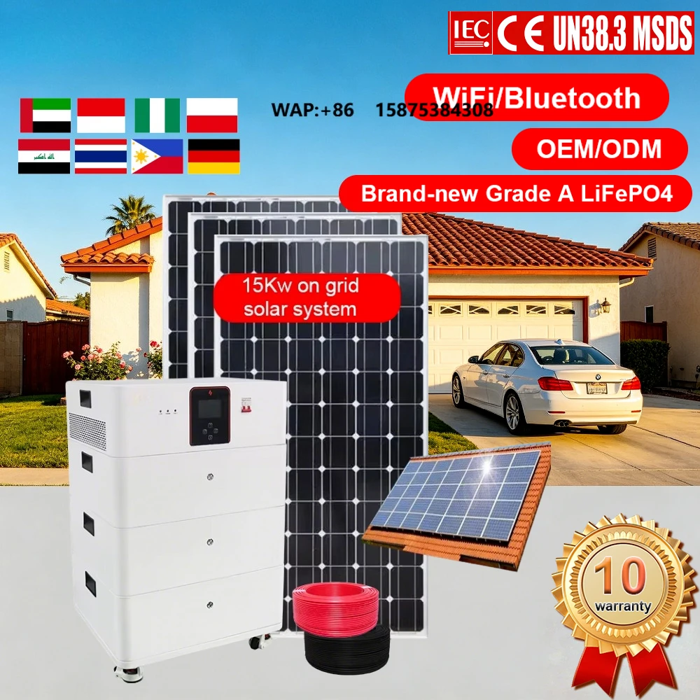 

Nigeria EU Stock Stackable Solar Energy Storage System 51.2V 10-20KWH LiFePO4 All in One Inverter Solar Kit Battery Home Farm
