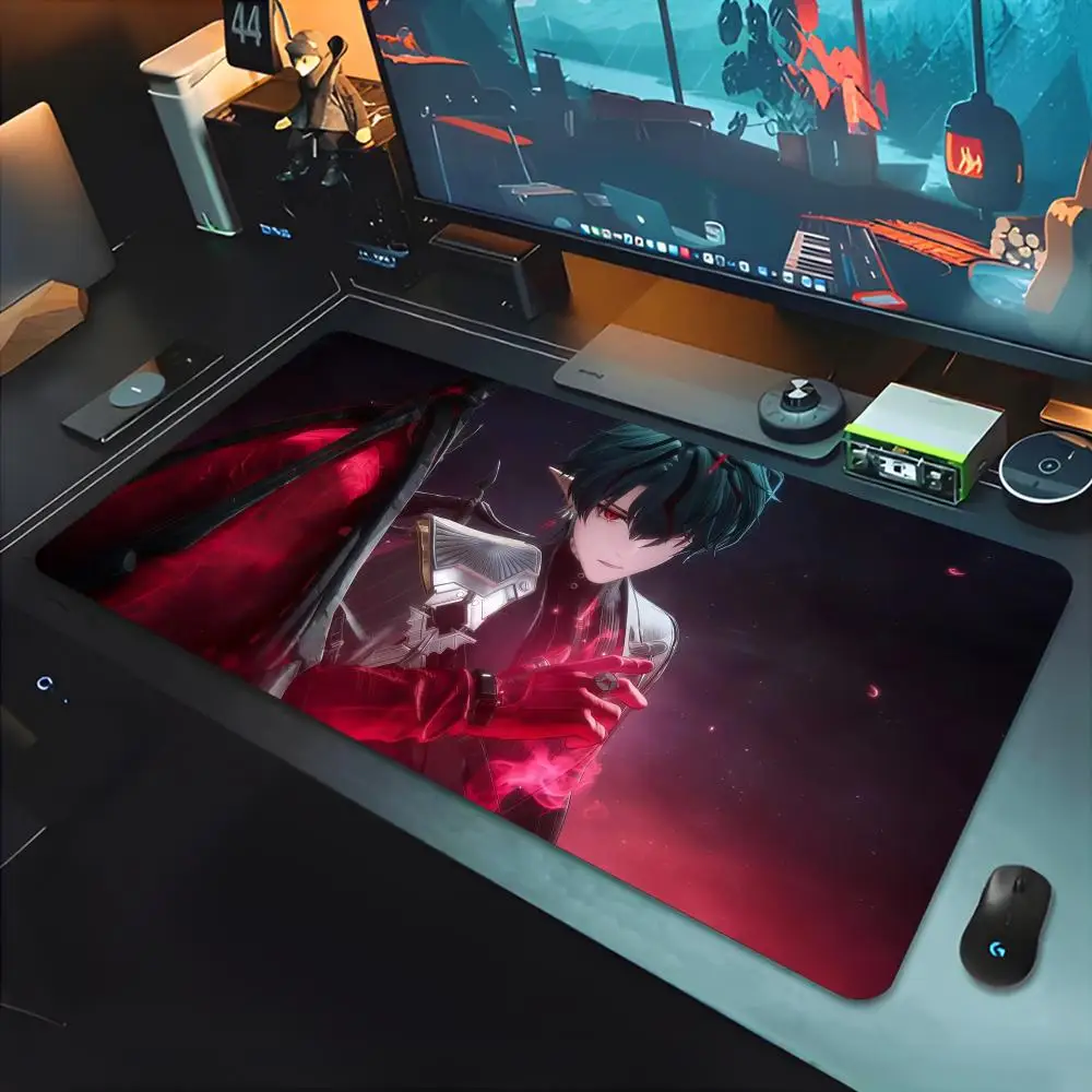 Arknights Endfield Camille Mouse Pads Gamer Keyboard Mat Pads Gaming Desk Protector Laptops Large Mousepad Cartoon Deskmat