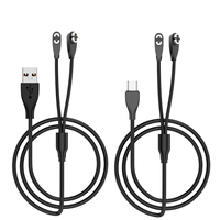 2 in 1 Charging Cable Cord for AfterShokz Aeropex AS800 / Shokz OpenRun Pro/OpenRun/OpenRun Mini Headphones Charger