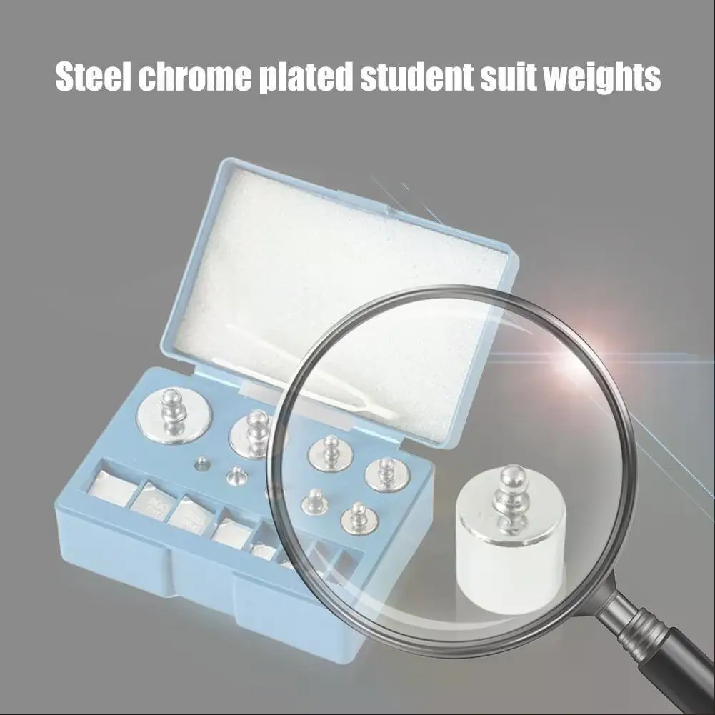 

Набор из 17 хромированных калибровочных гирь для ювелирных изделий, 10 мг-100 г, высокоточные граммовые веса