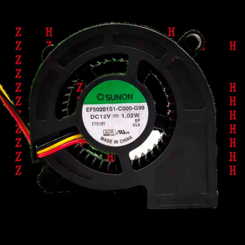 

XXZ для 1/шт EF50201S1-C000-G99 SUNON 12 В 1,02 Вт 5020 центробежный турбинный вентилятор